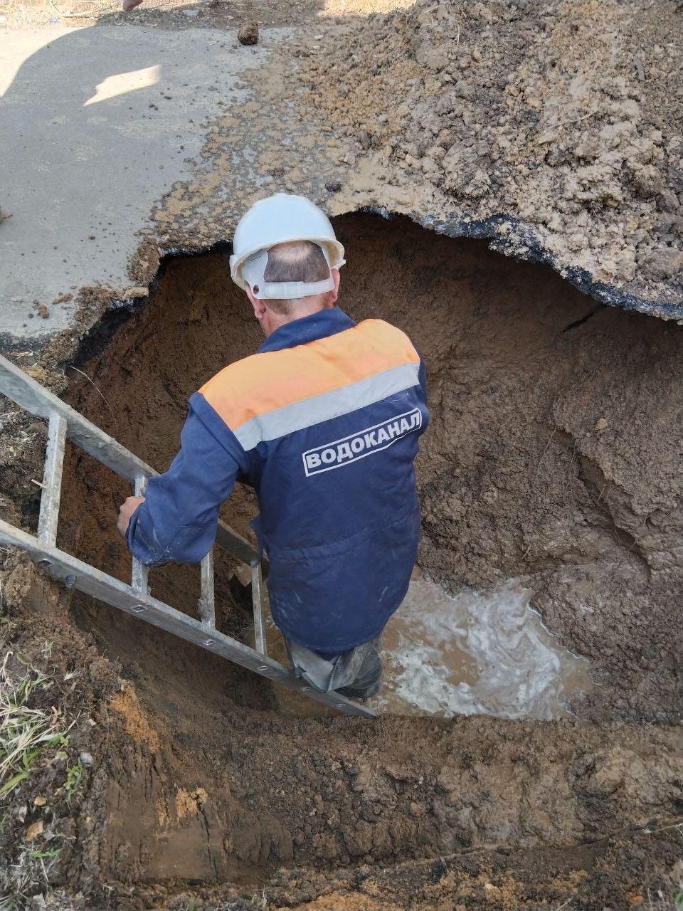 Рязанские специалисты отремонтировали водопровод в посёлке Чаплынка Херсонской области.