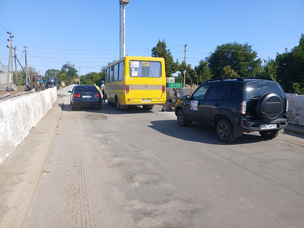 🛠Завершен ремонт аварийного участка к мостовому подъезду в пгт. Чаплынка.