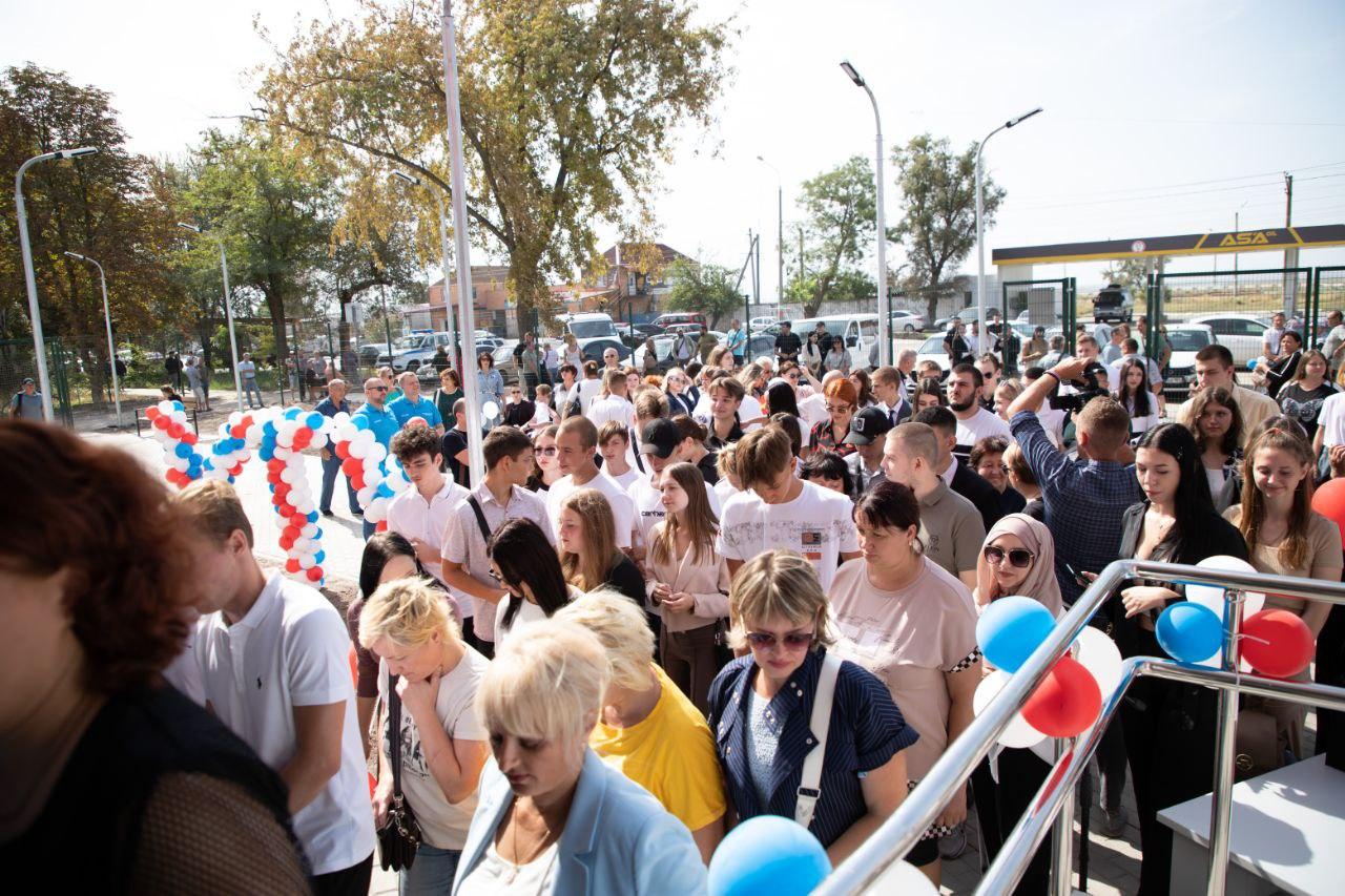 Восстановлен главный корпус Херсонского технического университета.