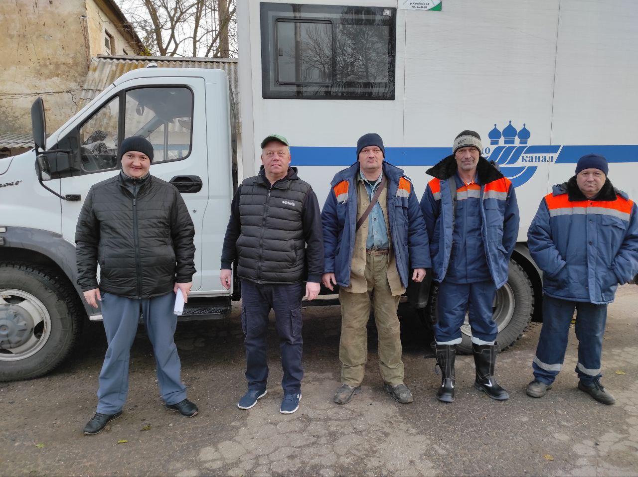 Специалисты рязанского «Водоканала» передали оборудование и комплектующие областному «Водоканалу» в Чаплынке .