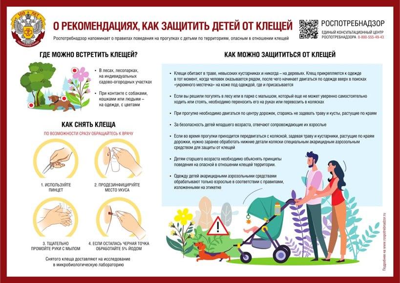 О случаях укусов клещами населения на территории Херсонской области.