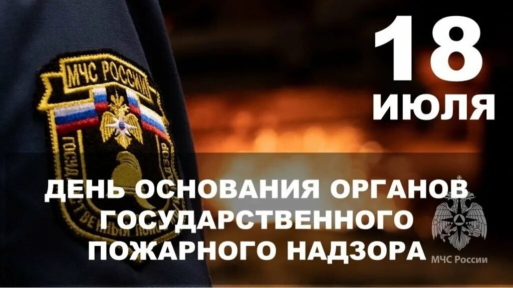 Поздравление главы Чаплинского муниципального округа с Днем образования Государственного пожарного надзора.